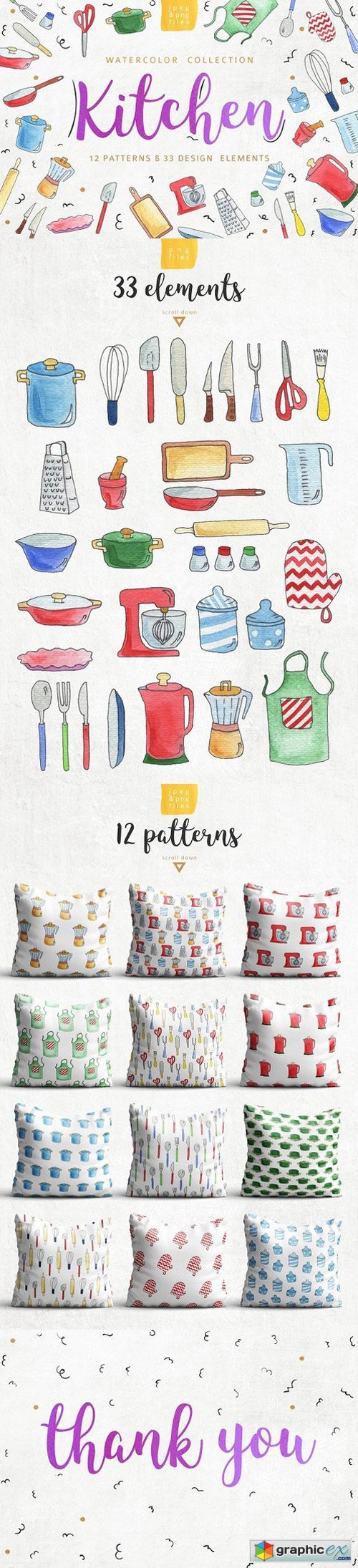 Kitchen patterns & elements
