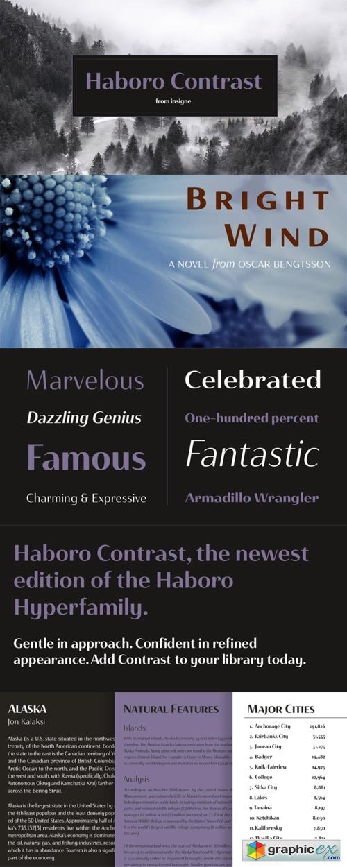 Haboro Contrast Font Family