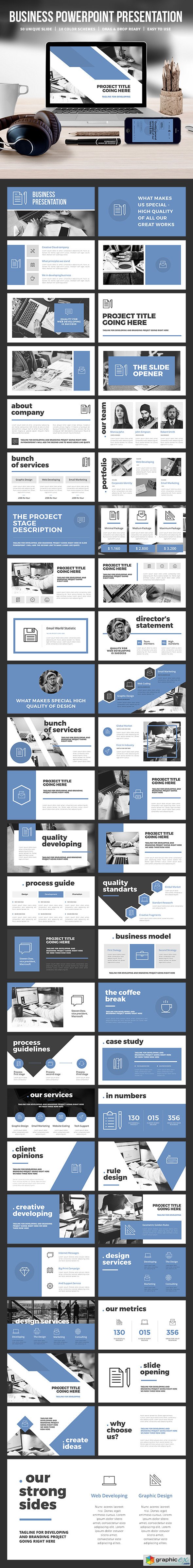 Business Powerpoint Template 19418887