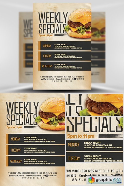 Weekly Specials Flyer Template v2