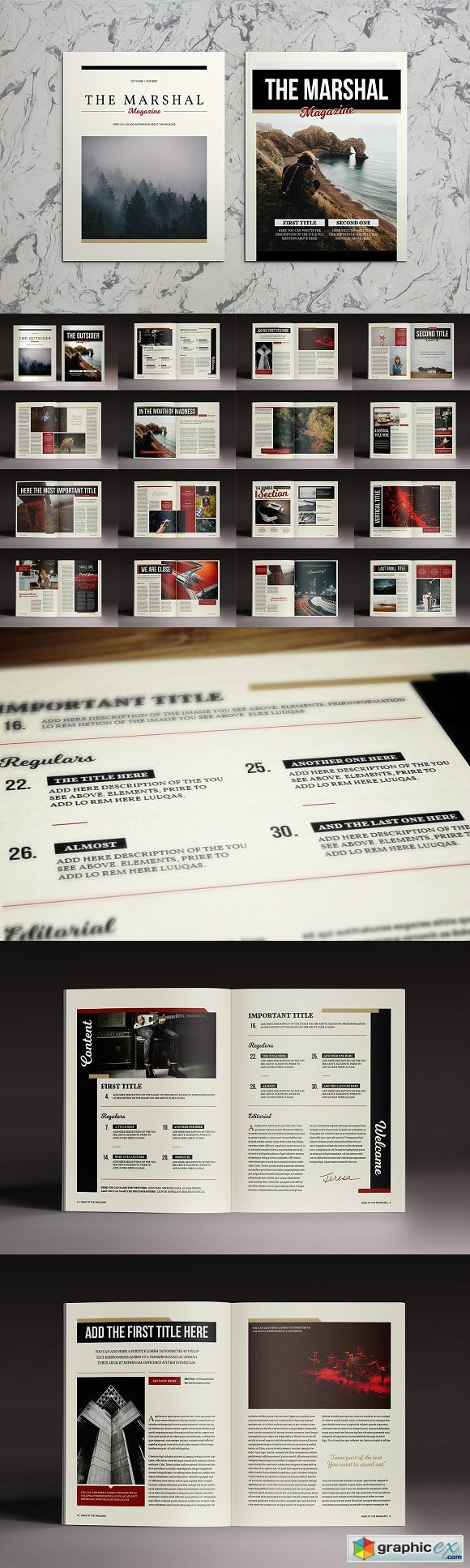 The Outsider Magazine Template