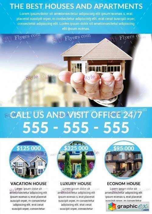 Real Estate V21 PSD Flyer Template