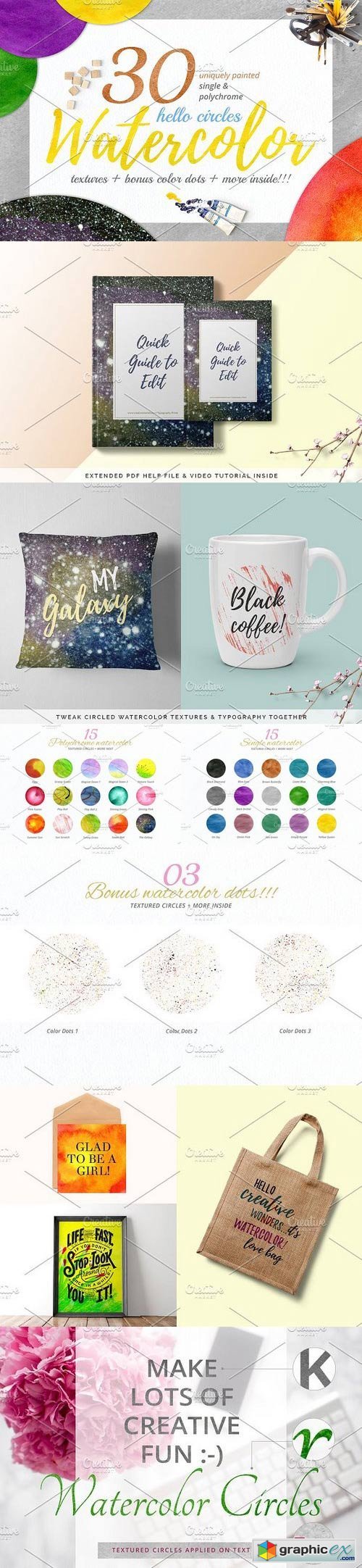 Watercolor Texture Pack