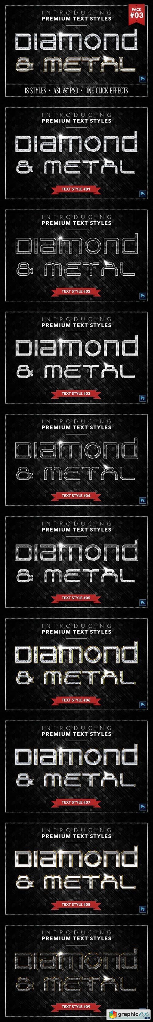 Diamond & Metal #3 - 18 Styles
