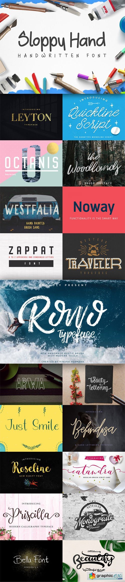 20 Sophisticated Fonts Collection For Designers