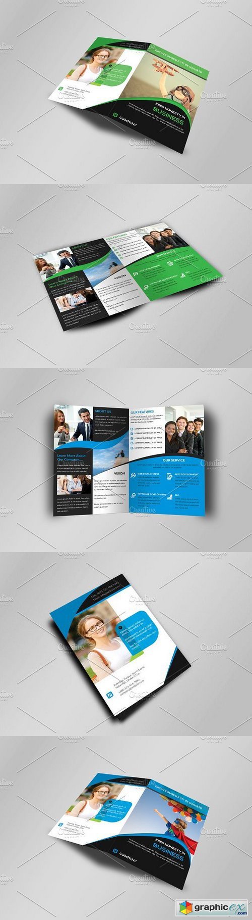 Corporate Bi-Fold Business Brochure