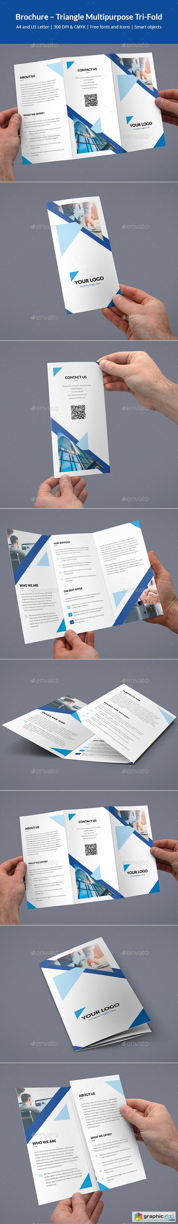 Brochure  Triangle Multipurpose Tri-Fold