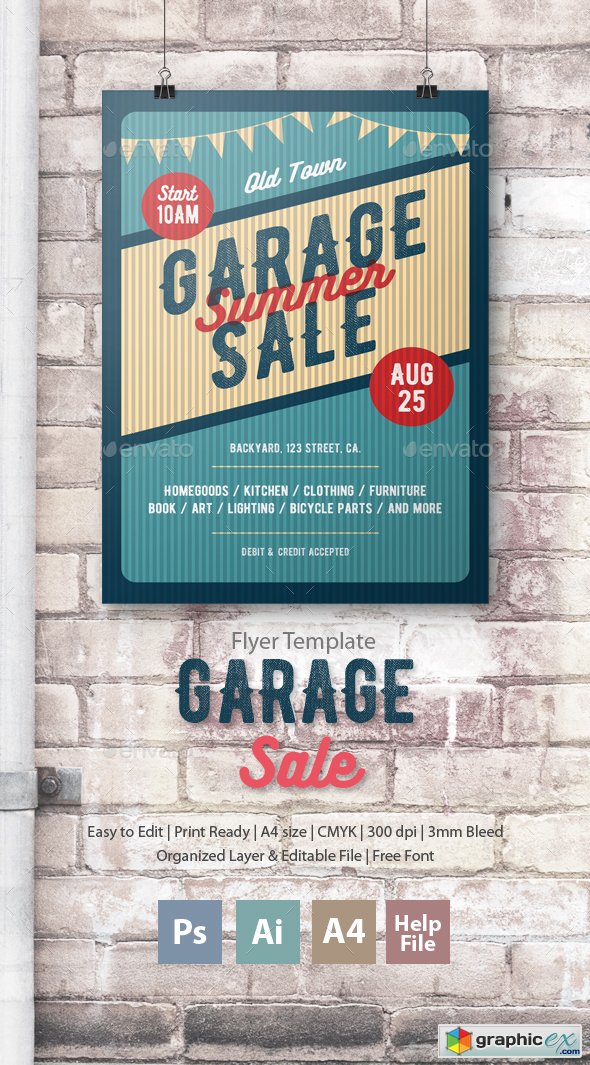 Garage Sale Flyer Poster