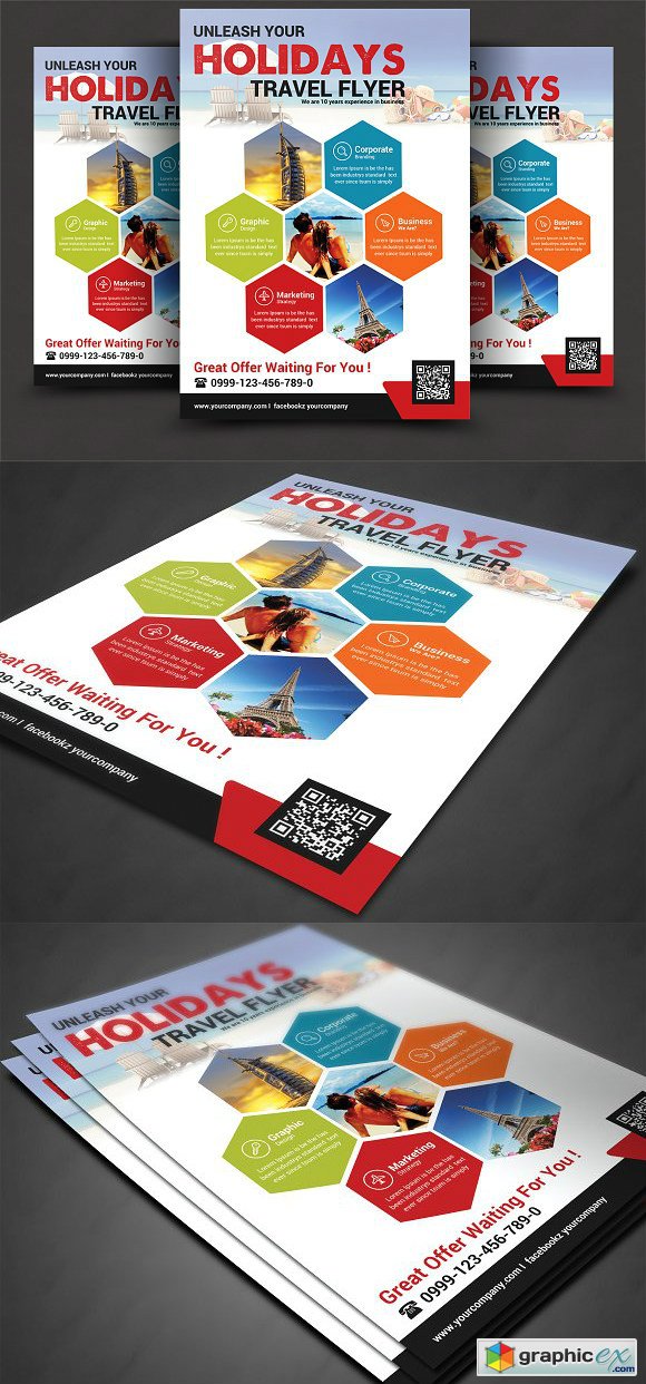Travel Tours Flyer Template