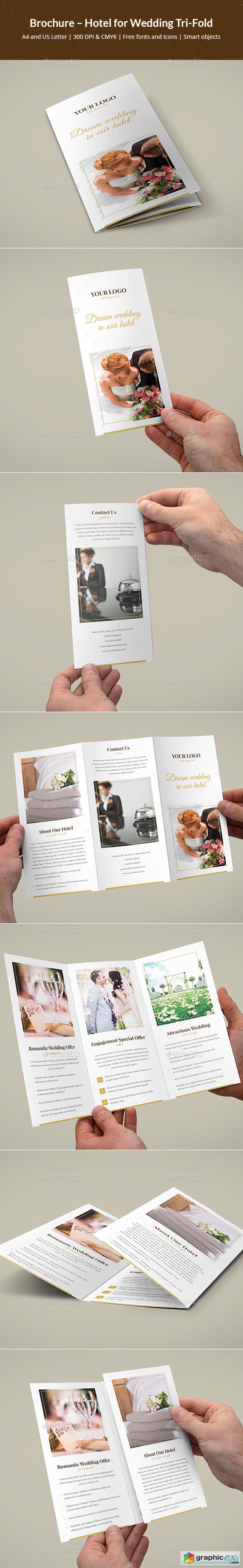 Brochure  Hotel for Wedding Tri-Fold