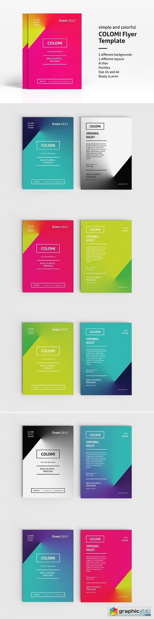 Colomi - Flyer Template