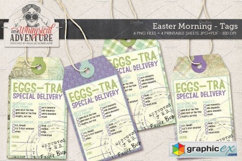 Easter Eggs-tra Delivery Tags