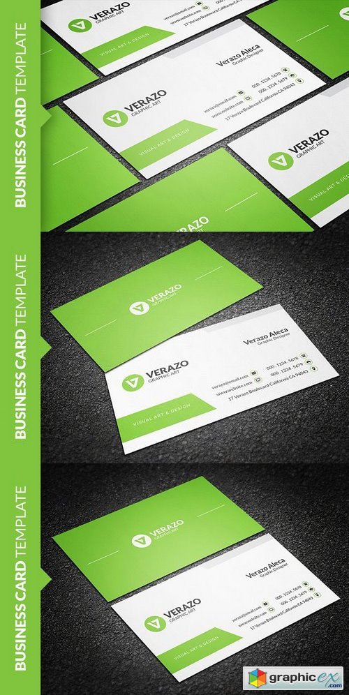 Clean & Fresh Business Card Template