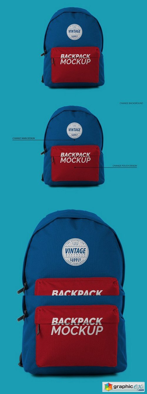 Backpack Bag Mockup