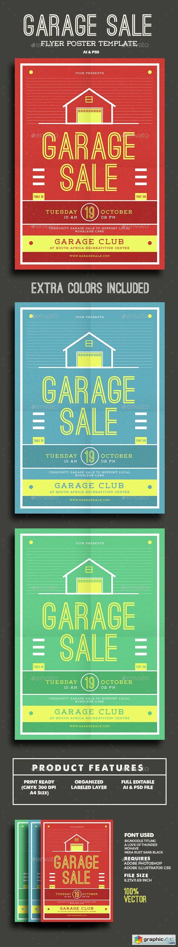 Garage Sale Flyer 15450470