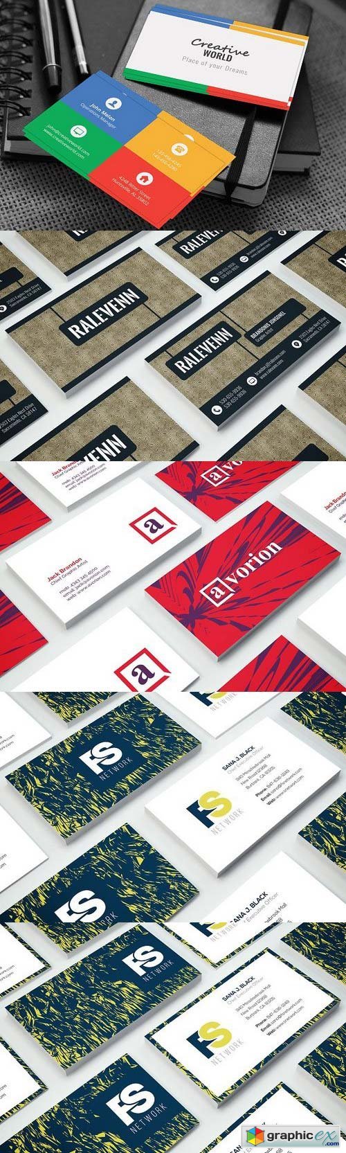 4 Creative Business Card Pack 1