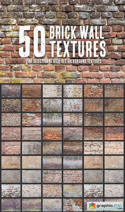 50 Brick Wall Textures