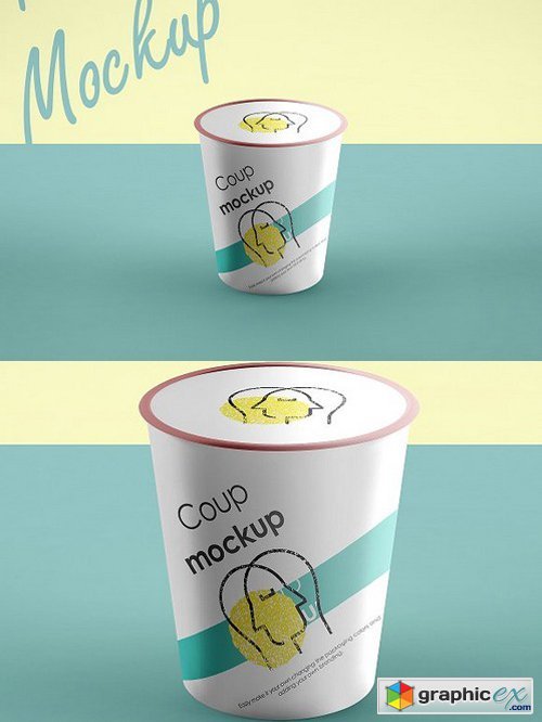 Yoghurt Cup Mock-Up 7