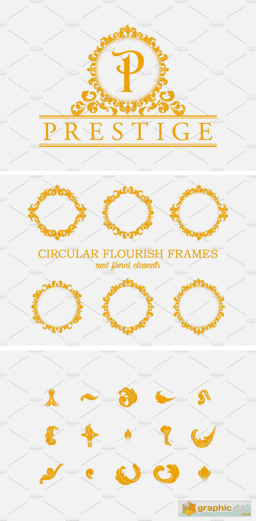 Circular Flourish Frames