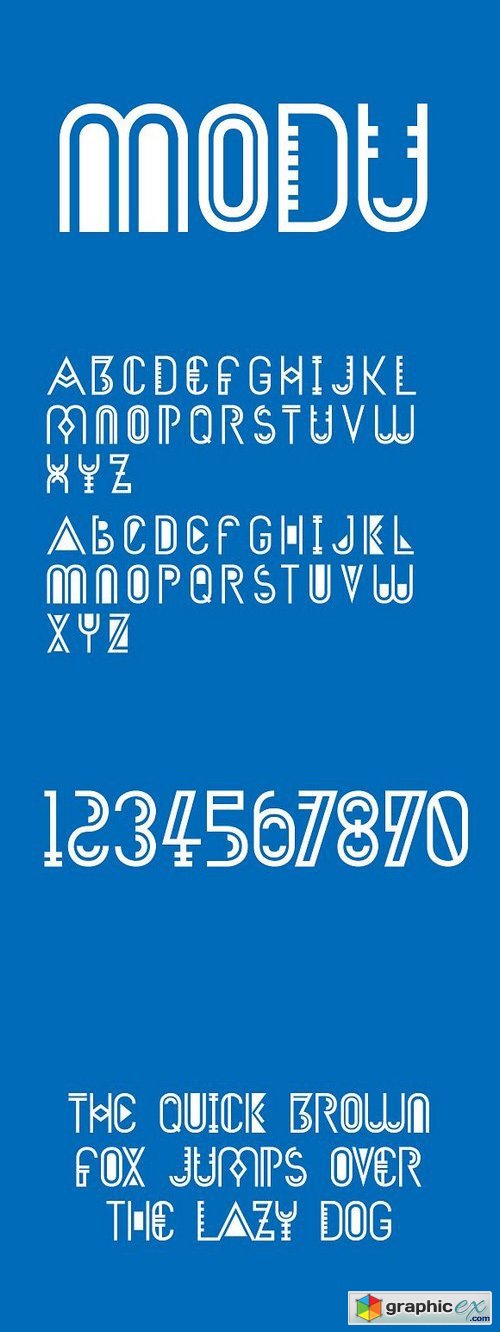 Modu Typeface