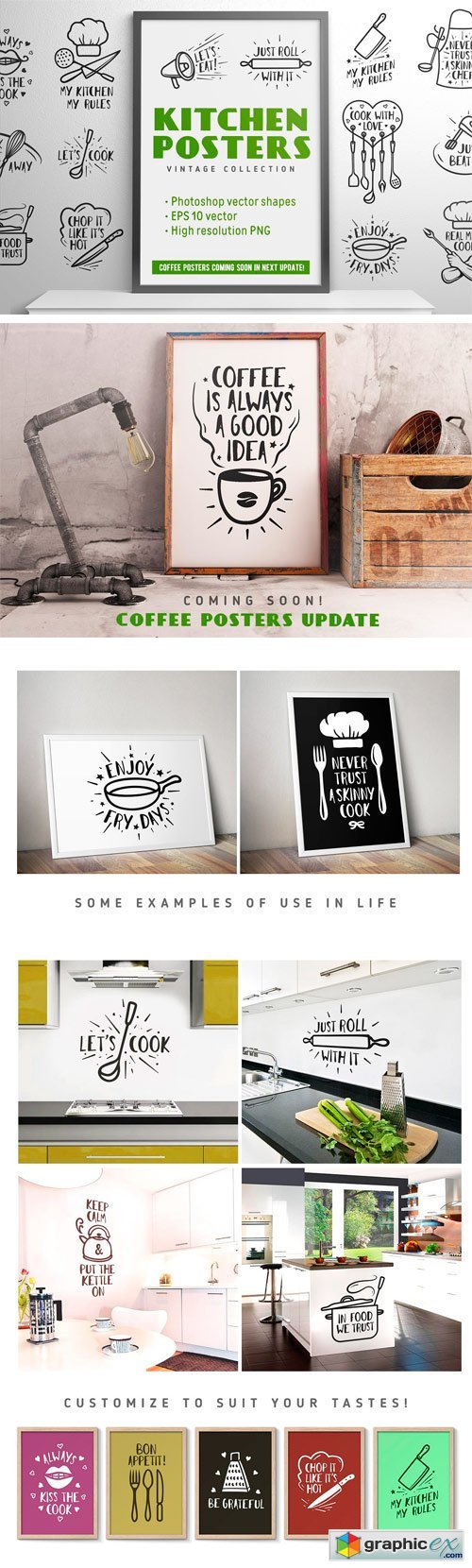 Kitchen Posters Collection