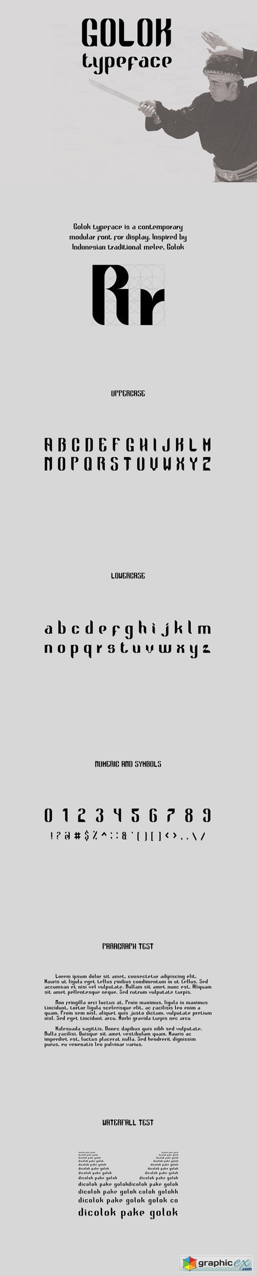 Golok Typeface
