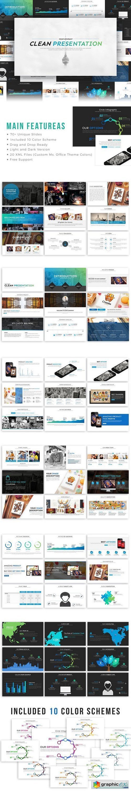 Clean PowerPoint Template 996842