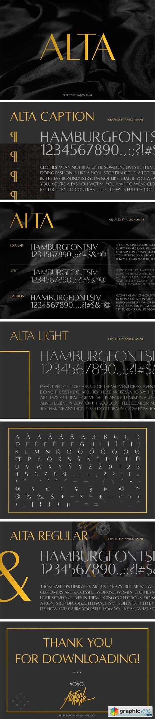 Alta Typeface (3 Weights)