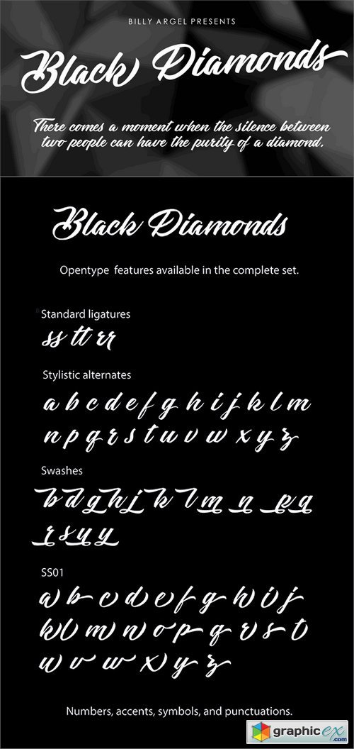Black Diamonds Font