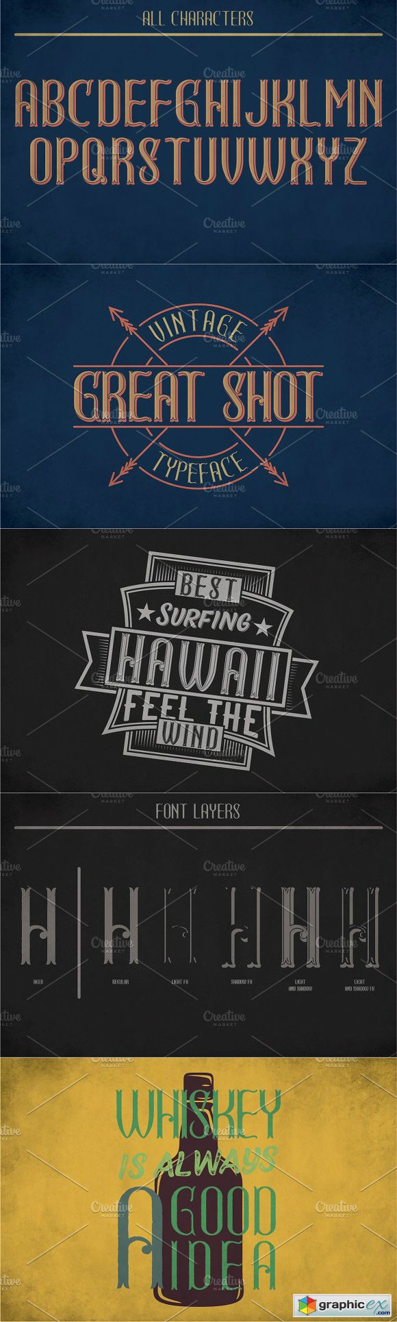 GreatShot Label Typeface font