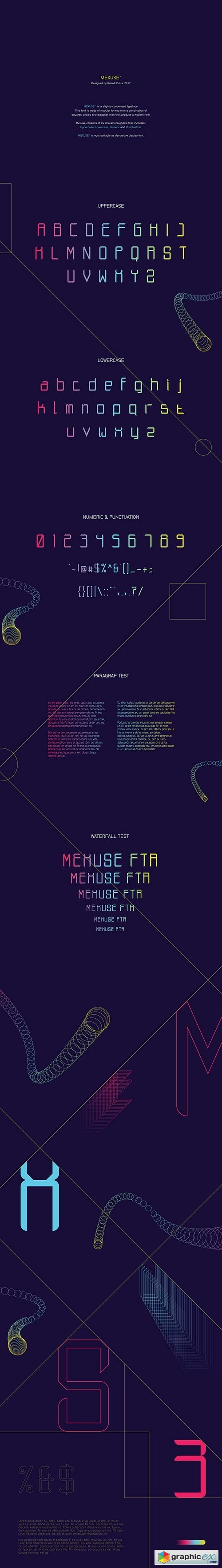 MEXUSE Typeface