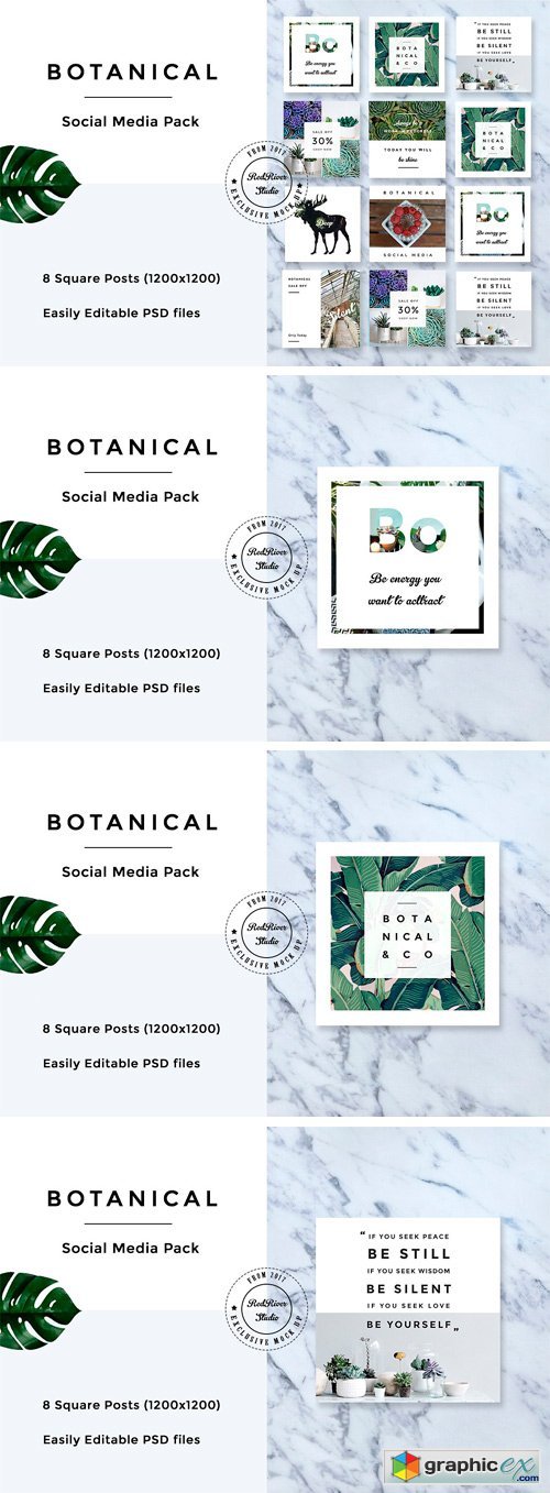 Botanical Social Media Pack