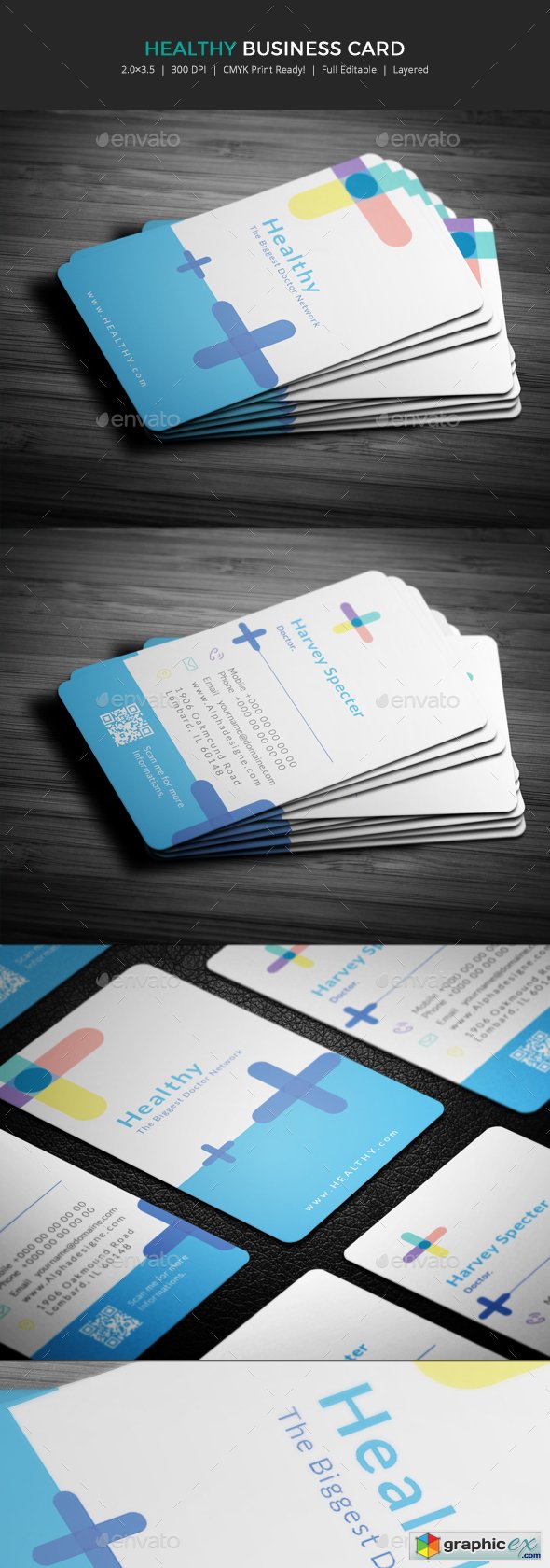 Healthy Doctor Business Card