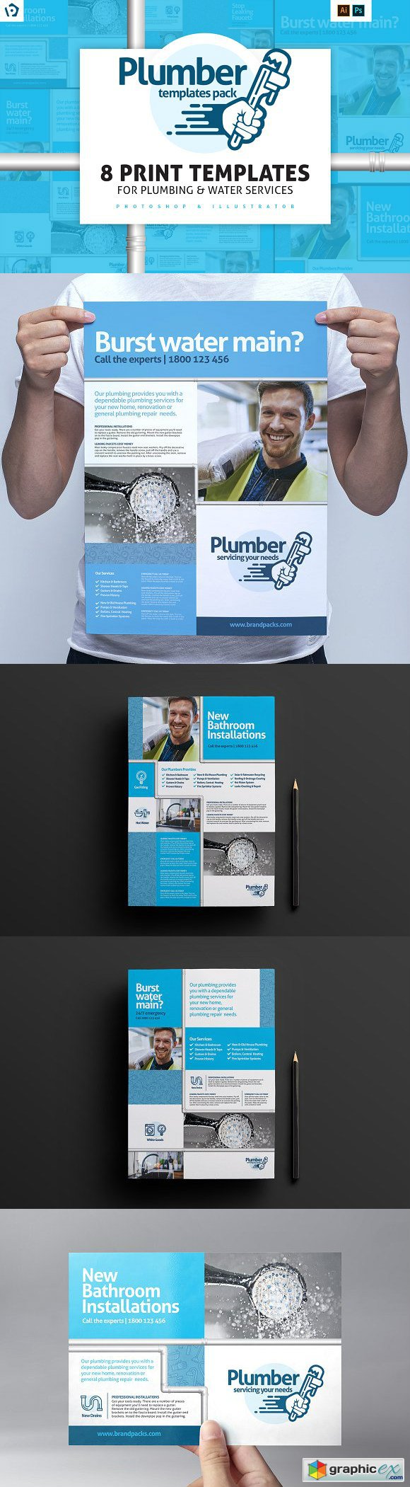 Plumbing Service Templates Pack