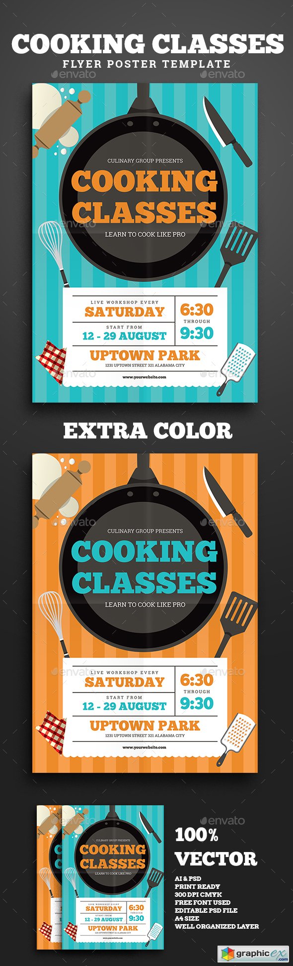 Cooking Classes Flyer