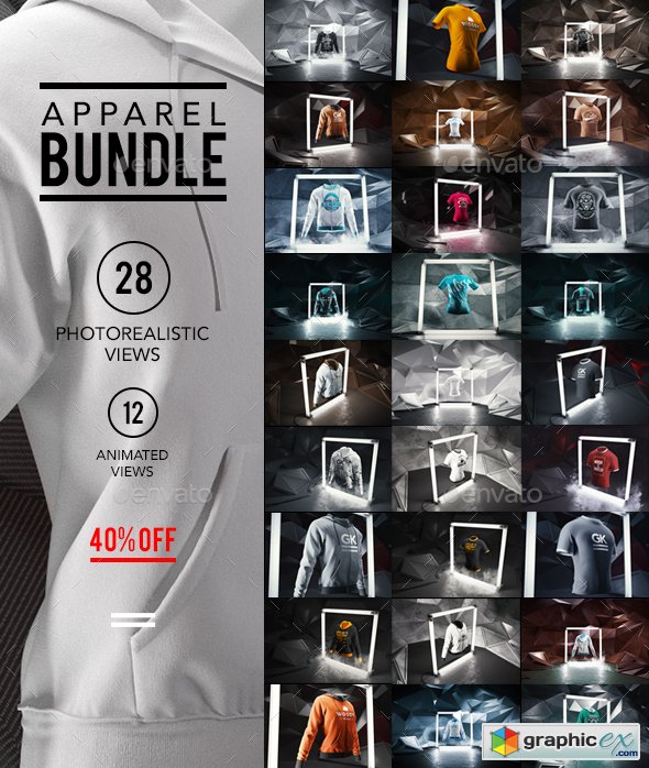 Apparel / Clothing Mock-up Bundle