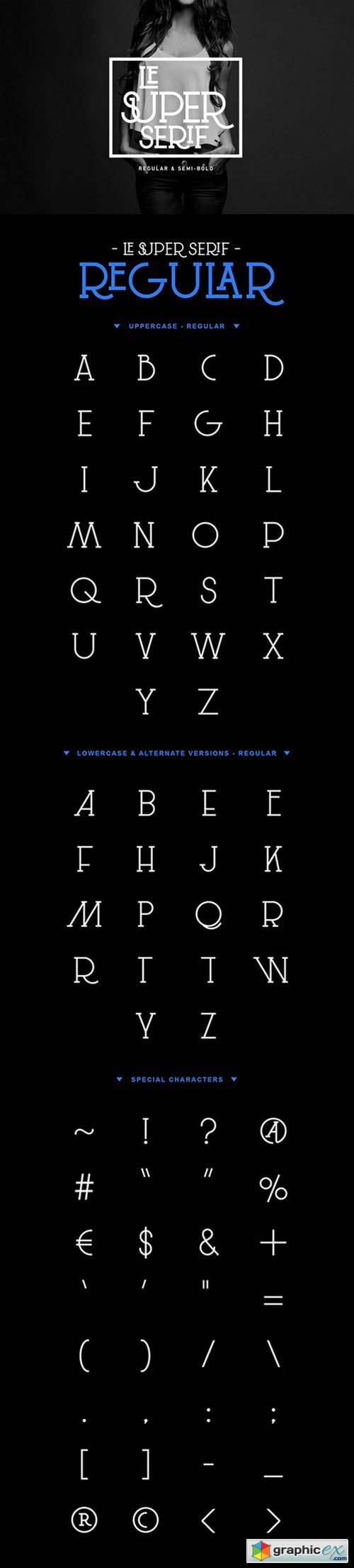 Le Super Serif Font