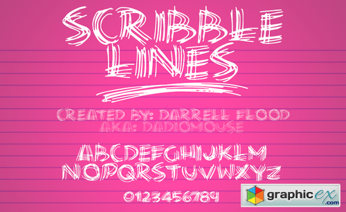 Scribble Lines Font