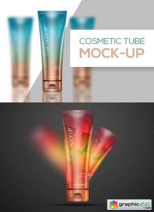 Cosmetic Tube Mock Up