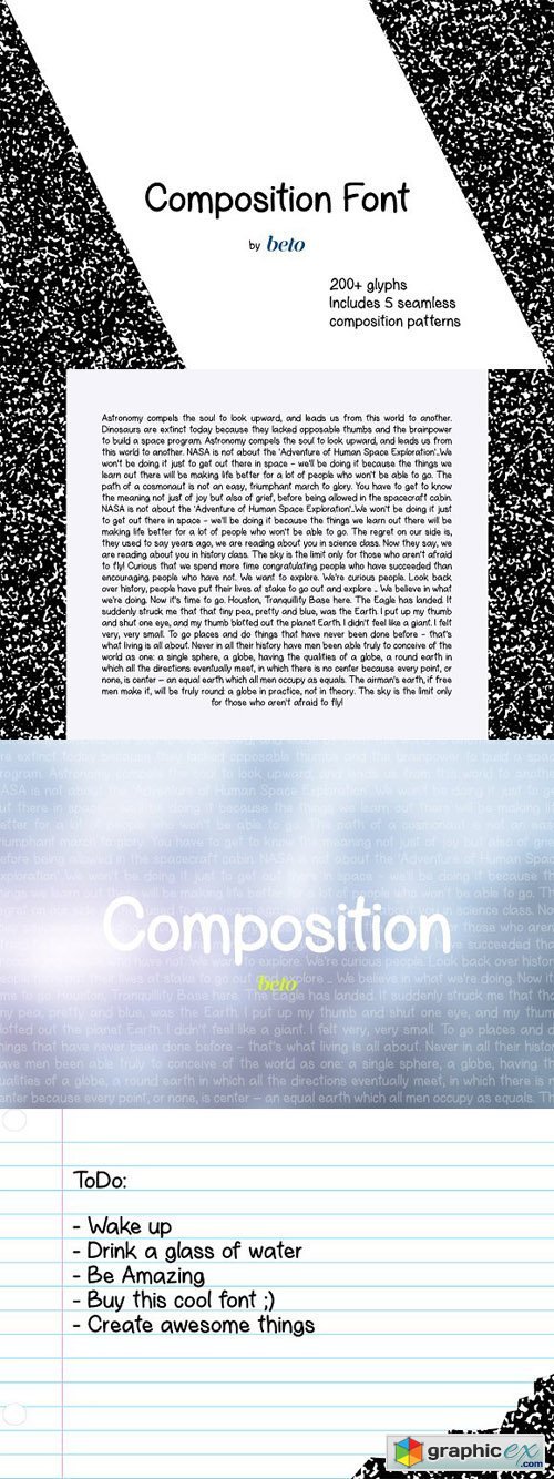 Composition Font + Extras