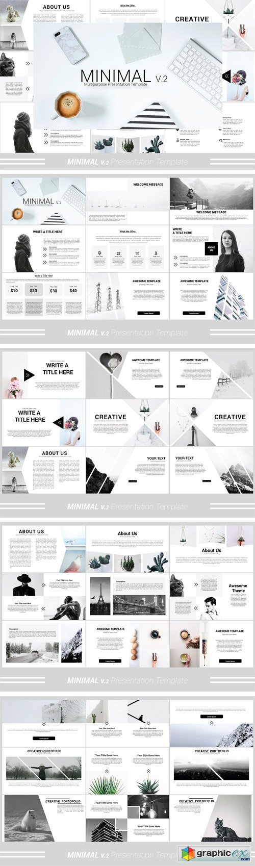 Minimal v.2 Powerpoint Template