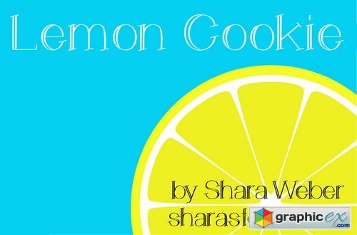 The Lemon Cookie Font