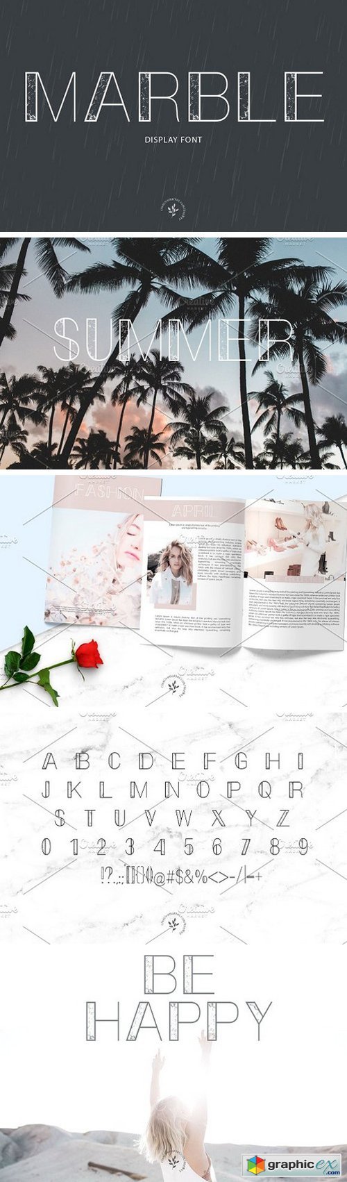 Marble Display Font