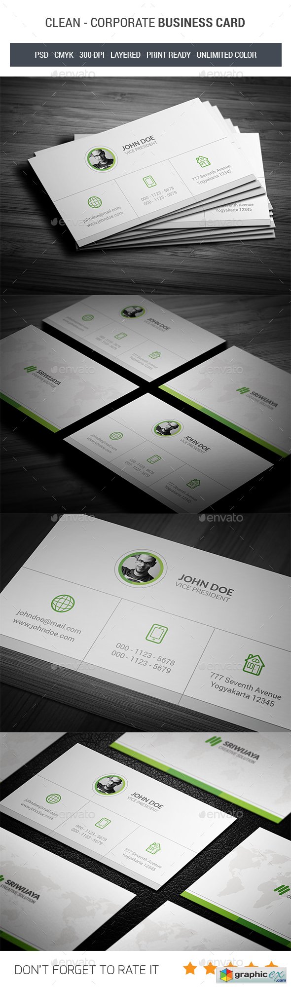 Clean - Corporate Business Card