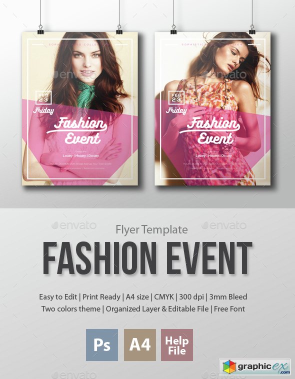 Fashion Event Flyer Template