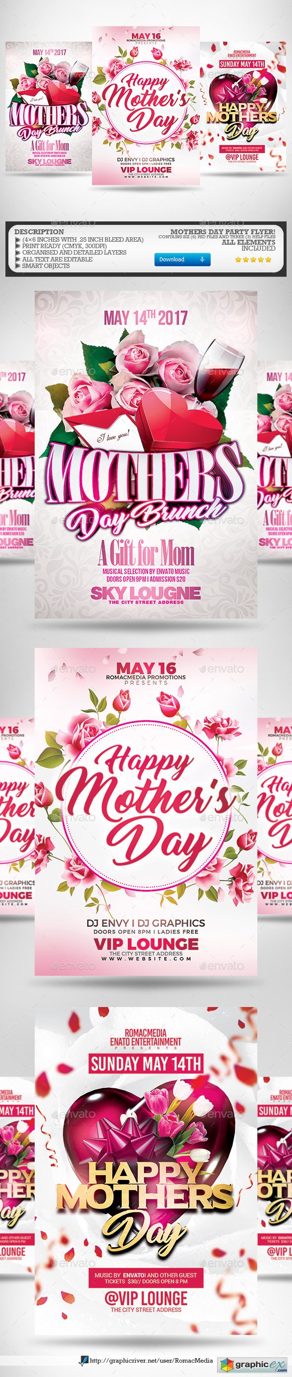 Mothers Day Flyer Bundle