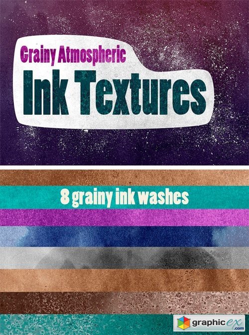 Grainy Atmospheric Ink Textures