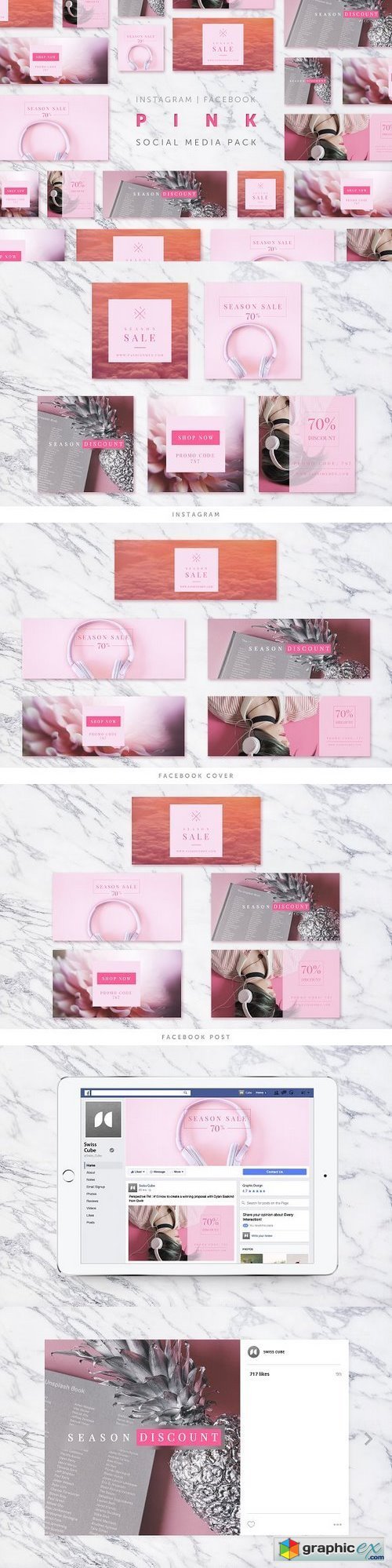Pink Social Media Pack