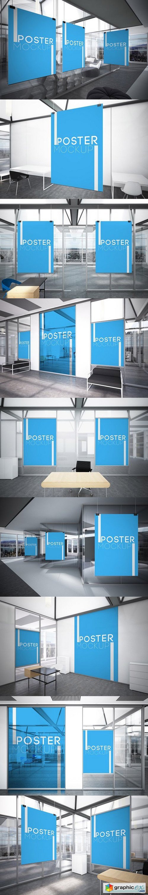 Office Posters Mockups