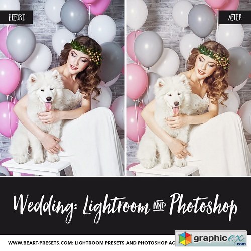 Wedding Lightroom Presets, Photoshop Actions and acr Presets